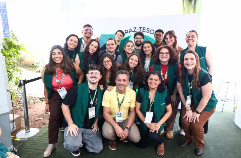 Group of educators celebrating the conference together